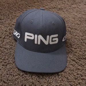 Ping grey golf hat